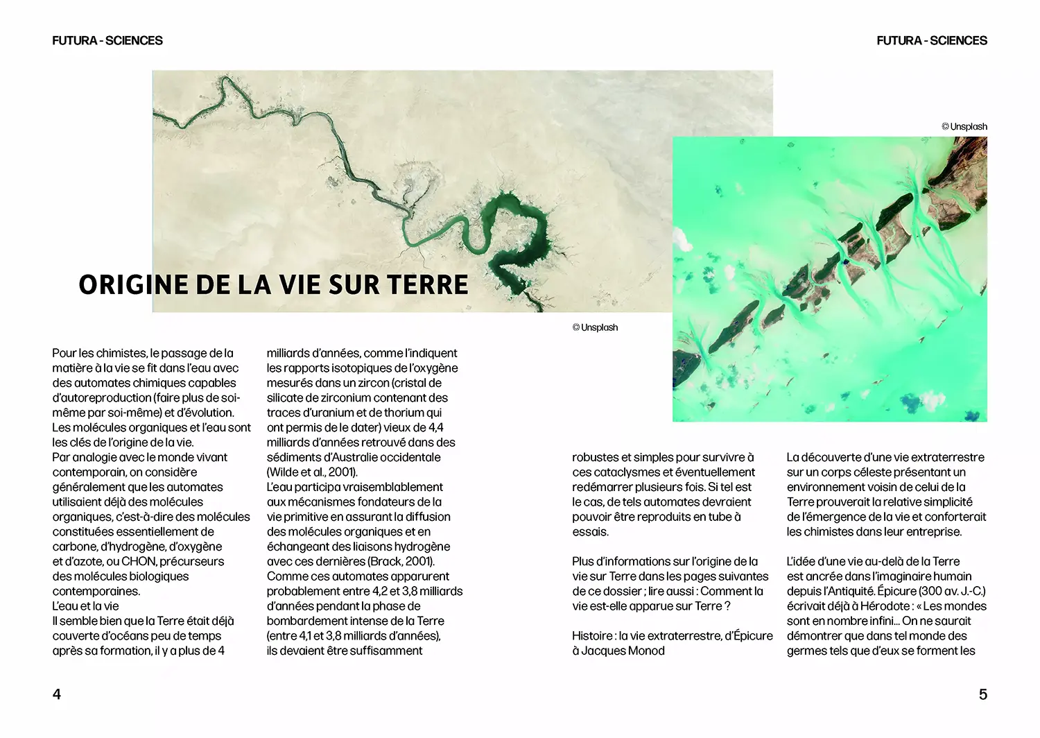 Futura Sciences Magazine page 0