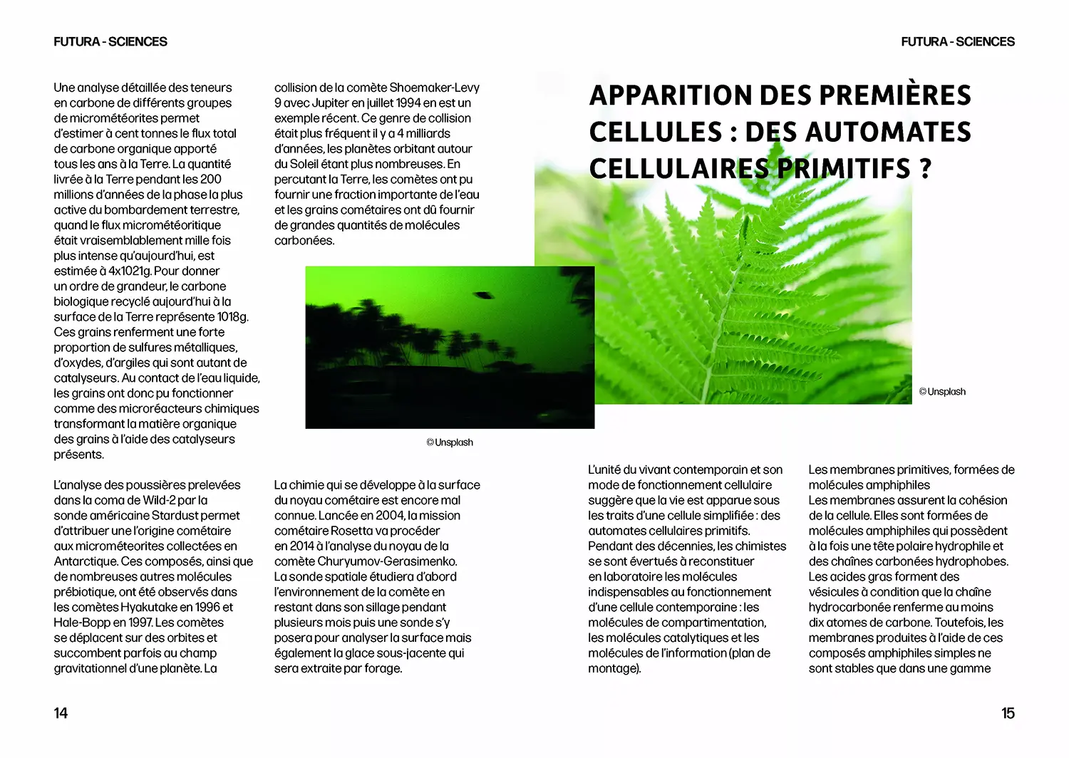 Futura Sciences Magazine page 0