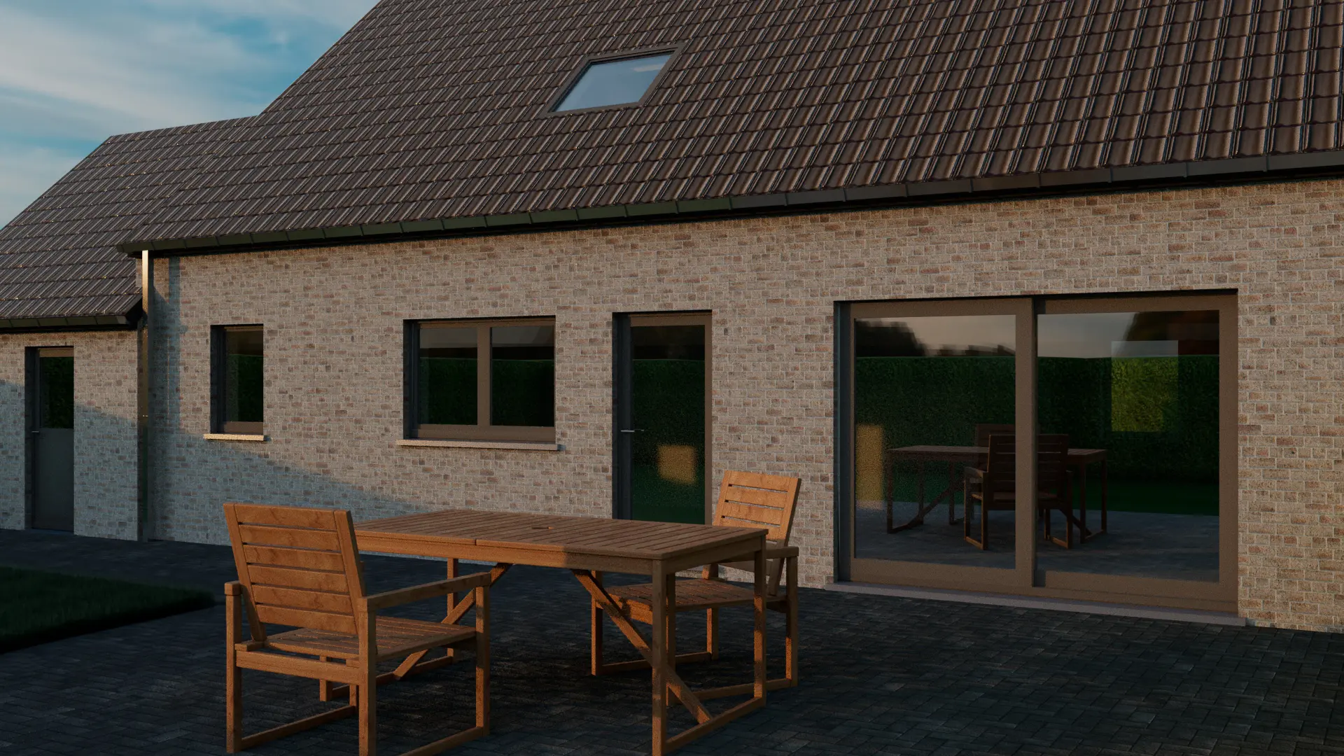 Image 3D House modeling 1