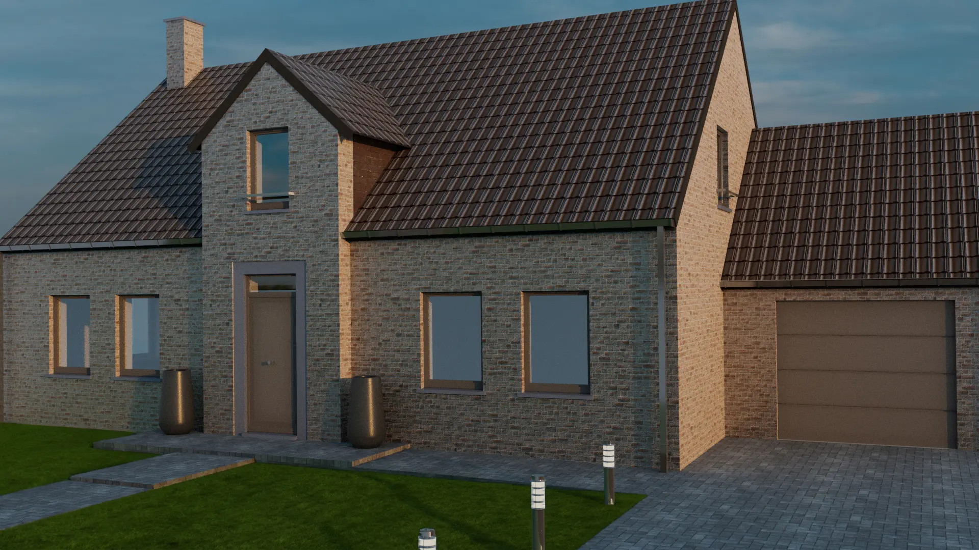 Image 3D House modeling 2