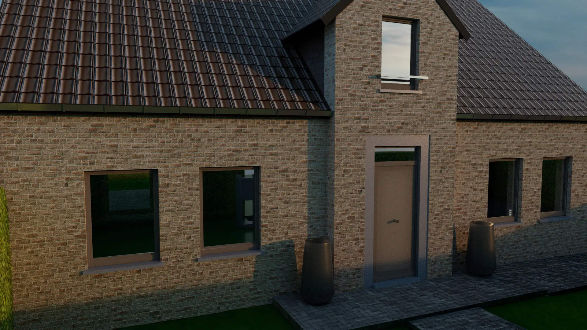 Image 3D House modeling 3