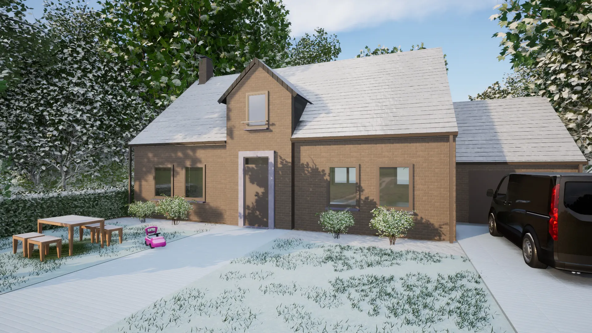 Image 3D House modeling 4