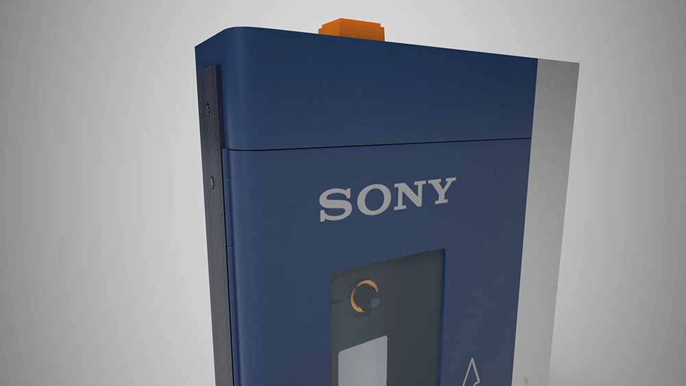 3D Modeling of a Walkman TPS-L2 4